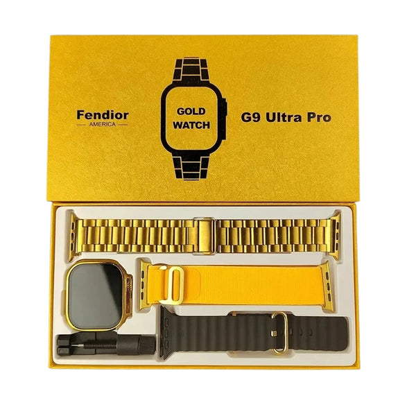 Relógio G9 Ultra Pro Sport Premium 3 Pulseiras
